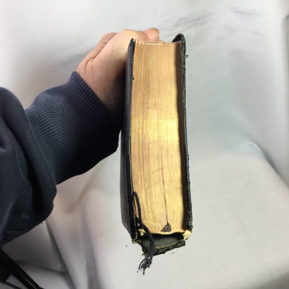 Holy Bible Pilgrim Edition Oxford Press 1952 2nd Ed. Black Leather Cover - Picture 5 of 16